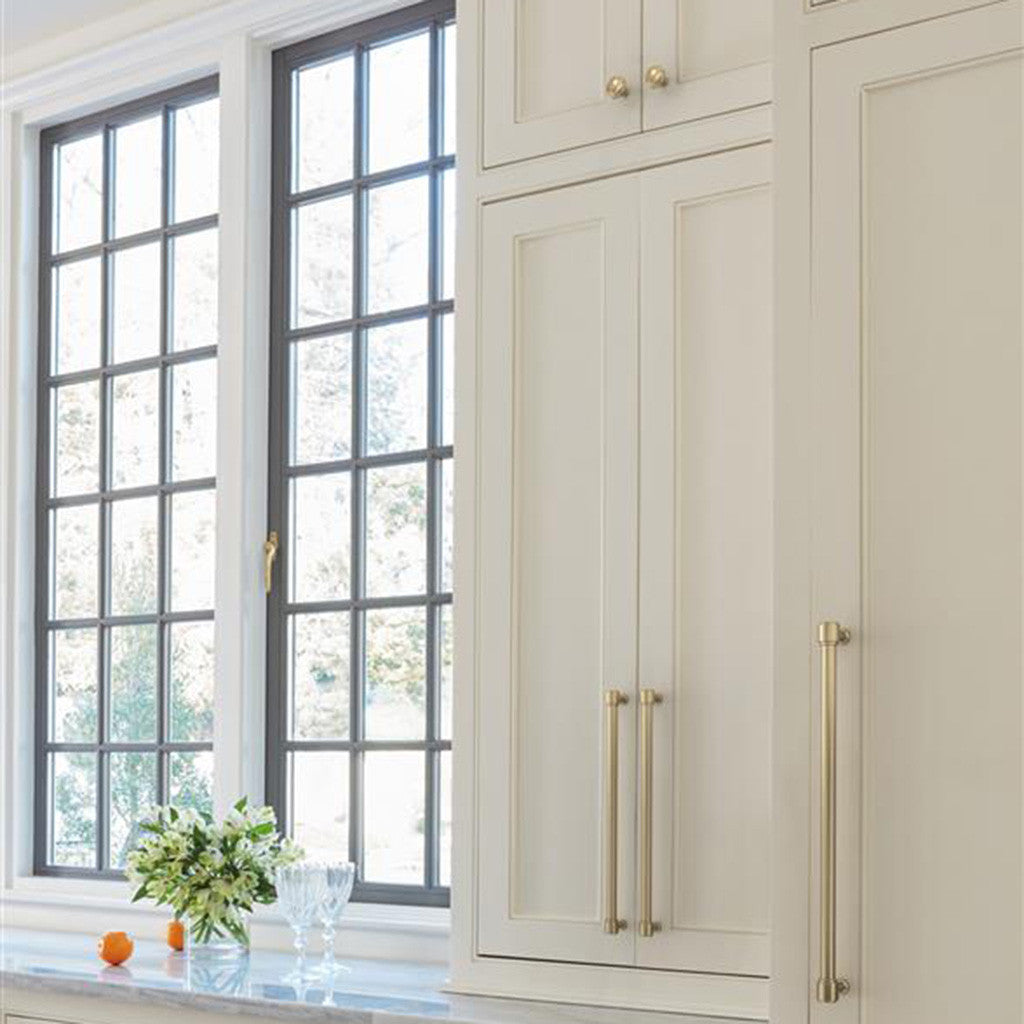 AMEROCK Faircrest 1-1/4" Diameter Cabinet Knob in Golden Champagne BP37460BBZ Mounted