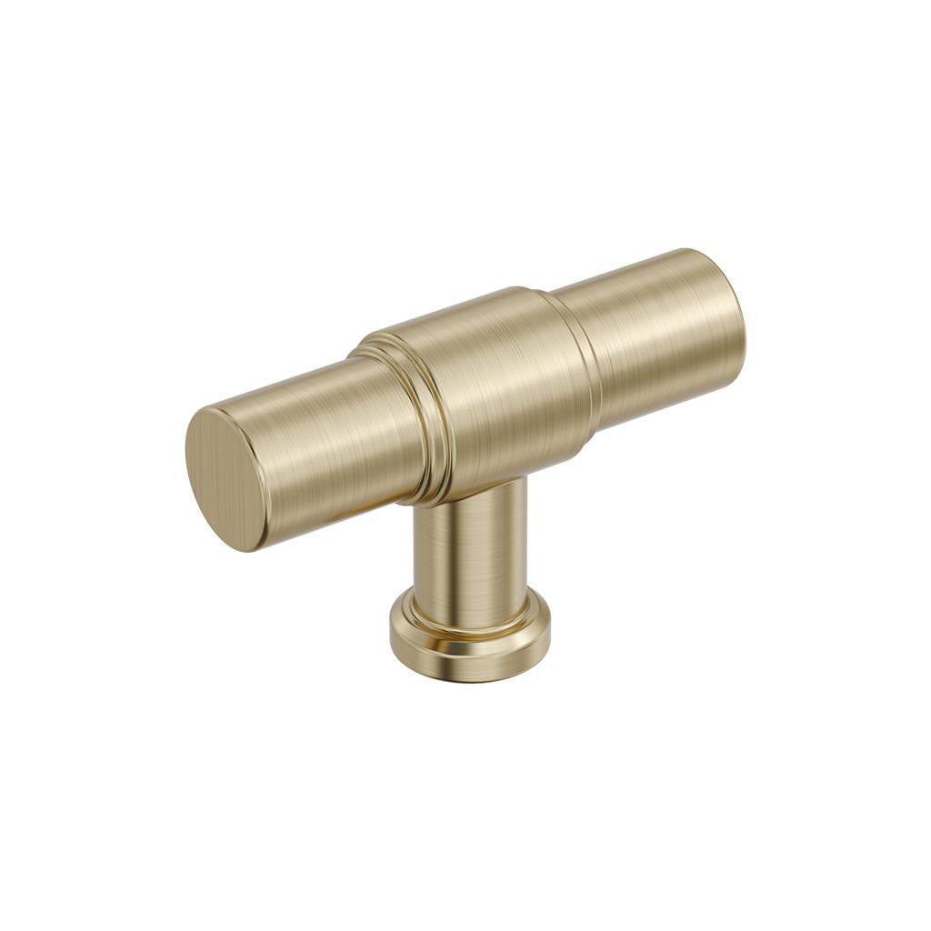 AMEROCK Faircrest 2" Length Wrapped Bar Knob Cabinet Pull in Golden Champagne BP37461BBZ