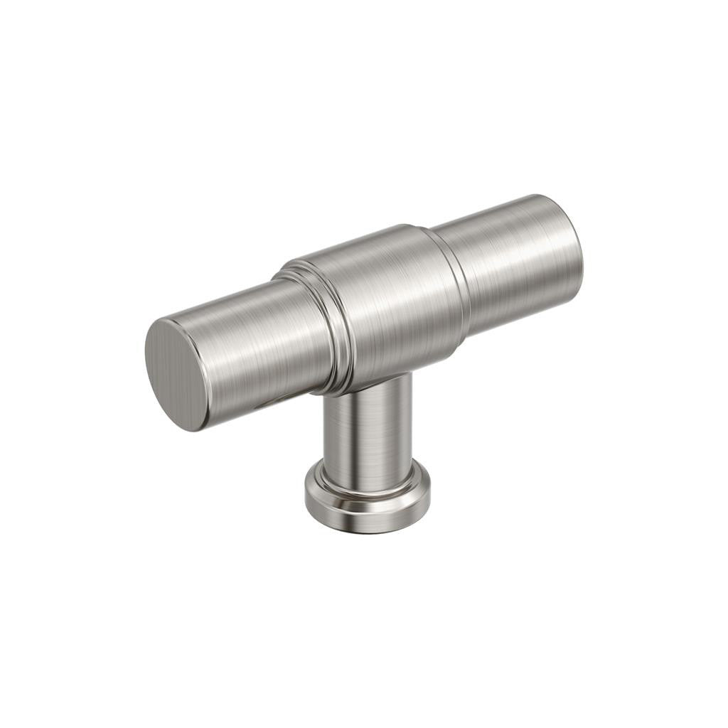 AMEROCK Faircrest 2" Length Wrapped Bar Knob Cabinet Pull in Satin Nickel BP37461G10