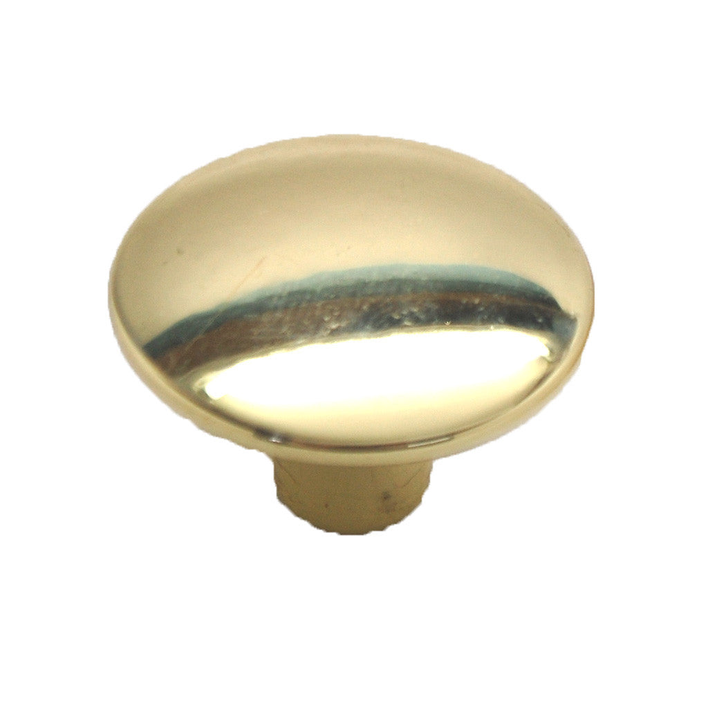 AMEROCK Forges 1-1/4" Diameter Cabinet Knob in Bright Brass