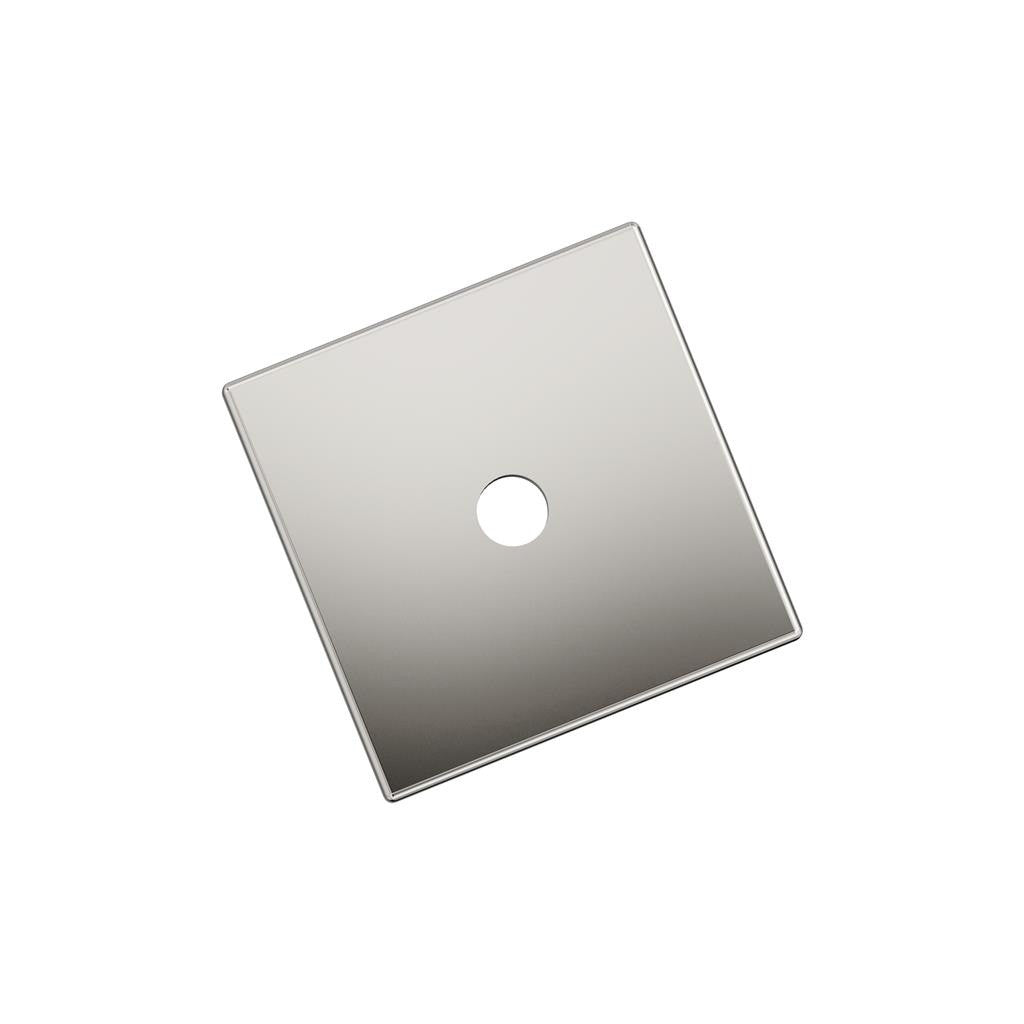 AMEROCK Ladera 1-3/16" Square Cabinet Knob Backplate in Polished Nickel BP37760PN