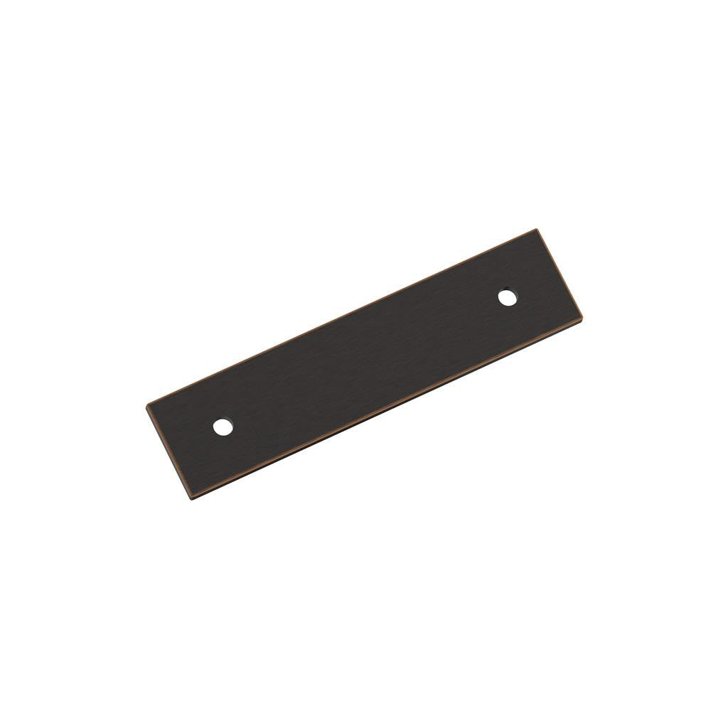 AMEROCK Ladera Rectangle Cabinet Handle Backplate in Oil Rubbed Bronze 3" BP37761ORB