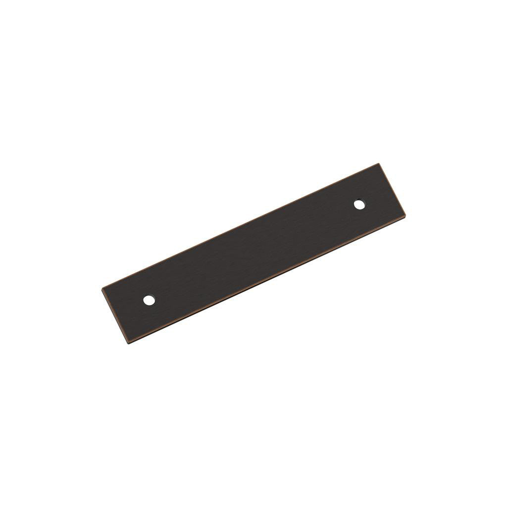 AMEROCK Ladera Rectangle Cabinet Handle Backplate in Oil Rubbed Bronze 96mm BP37762ORB