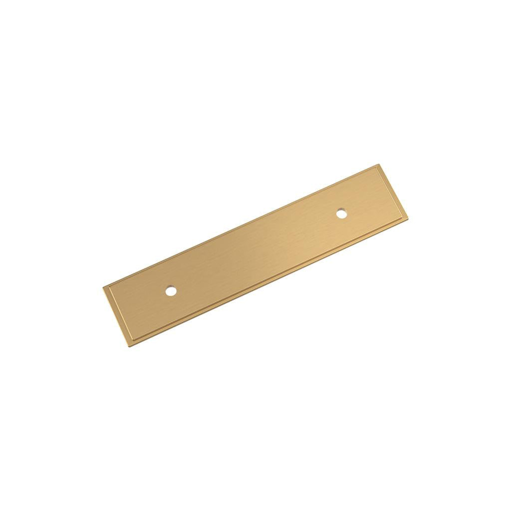 AMEROCK Maymont Rectangle Cabinet Handle Backplate in Champagne Bronze 3" BP37587CZ