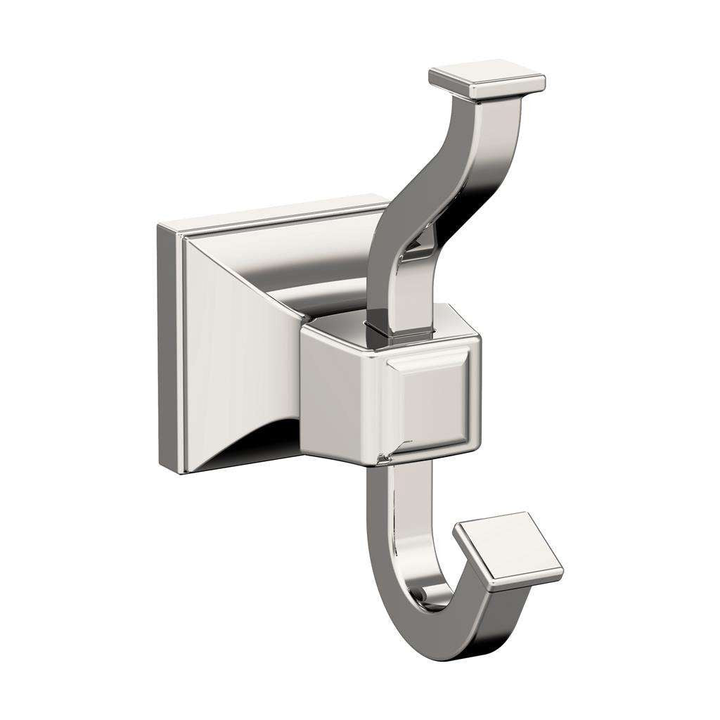 AMEROCK Mulholland Double Robe Hook in Polished Nickel BH36020PN