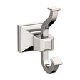 AMEROCK Mulholland Double Robe Hook in Polished Nickel BH36020PN