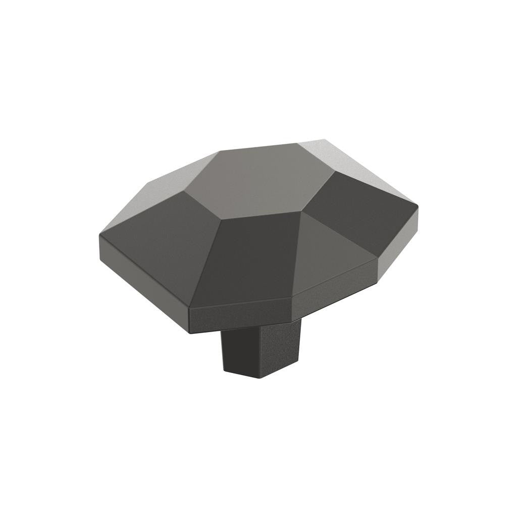 AMEROCK St. Vincent 1-5/8" Length Geometric Cabinet Knob in Black Bronze BP36641BBR