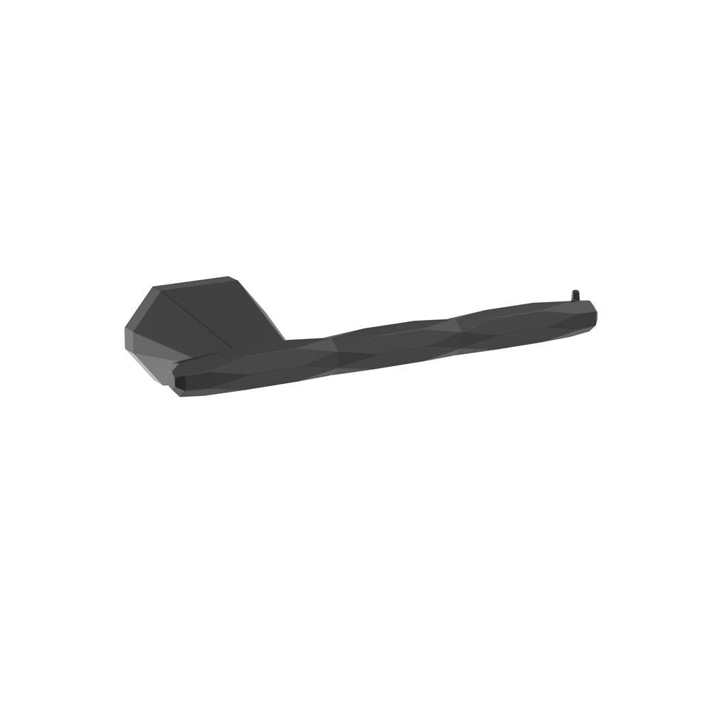 AMEROCK St. Vincent Single Post Toilet Paper Holder in Matte Black BH36041MB