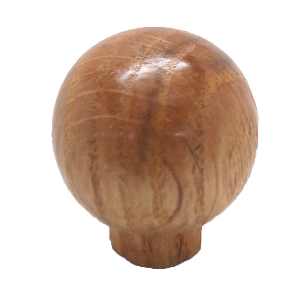 BELWITH 1-3/16" Diameter Ball Cabinet Knob in Unfinished Oak P684-CV