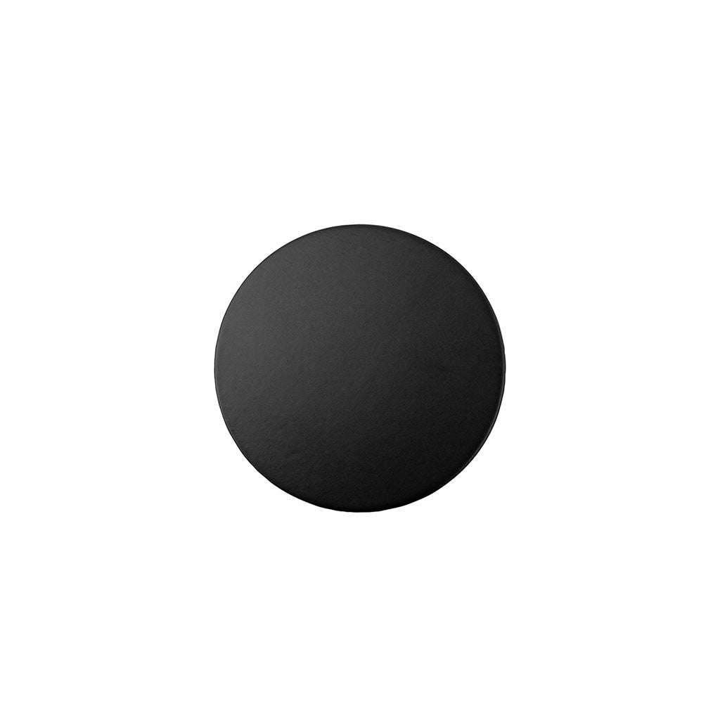 Belwith Keeler Anders 1-1/4" Diameter Cabinet Knob in Matte Black B078788-MB Front View