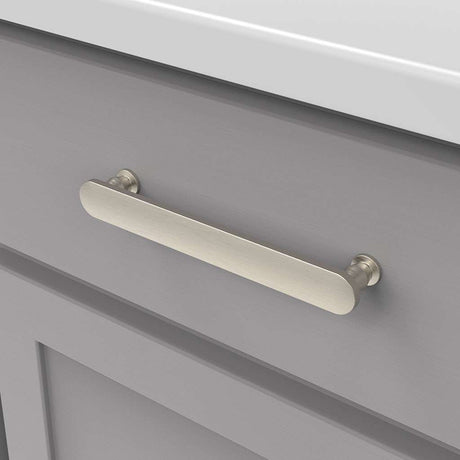 BELWITH KEELER Anders Handle Cabinet Pulls in Satin Nickel 160mm B078791-SN Mounted