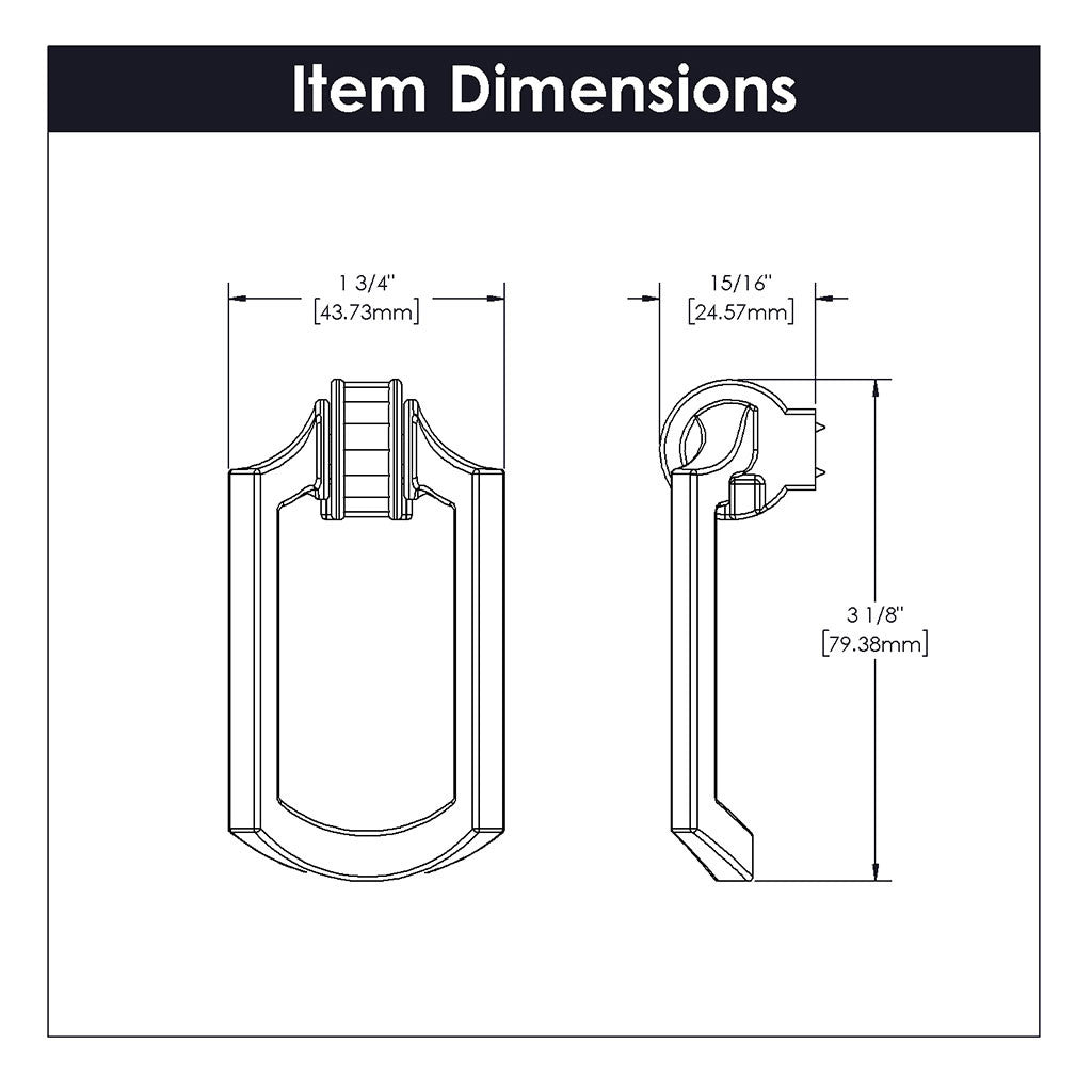Belwith Keeler Bijou Astoria 3-1/8 Long Pendant Pull in Satin Nickel B056405-SN Specs