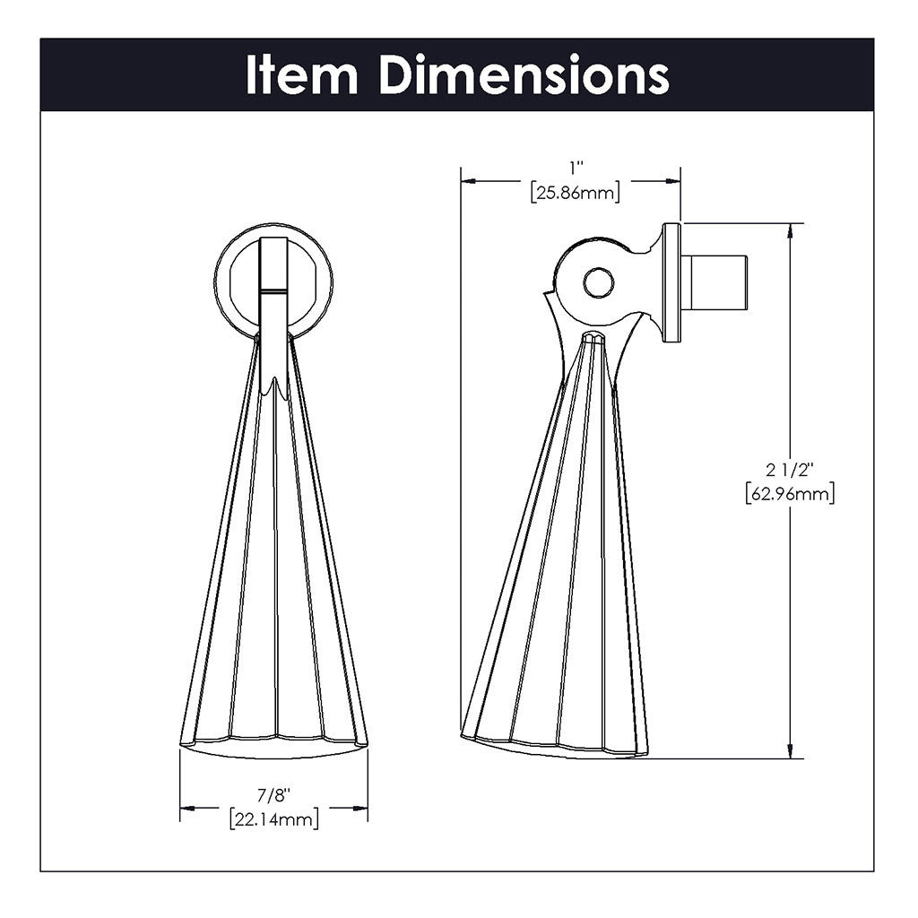 Belwith Keeler Bijou Laurel 2-1/2" Long Pendant in Matte Black B050038-MB Specs