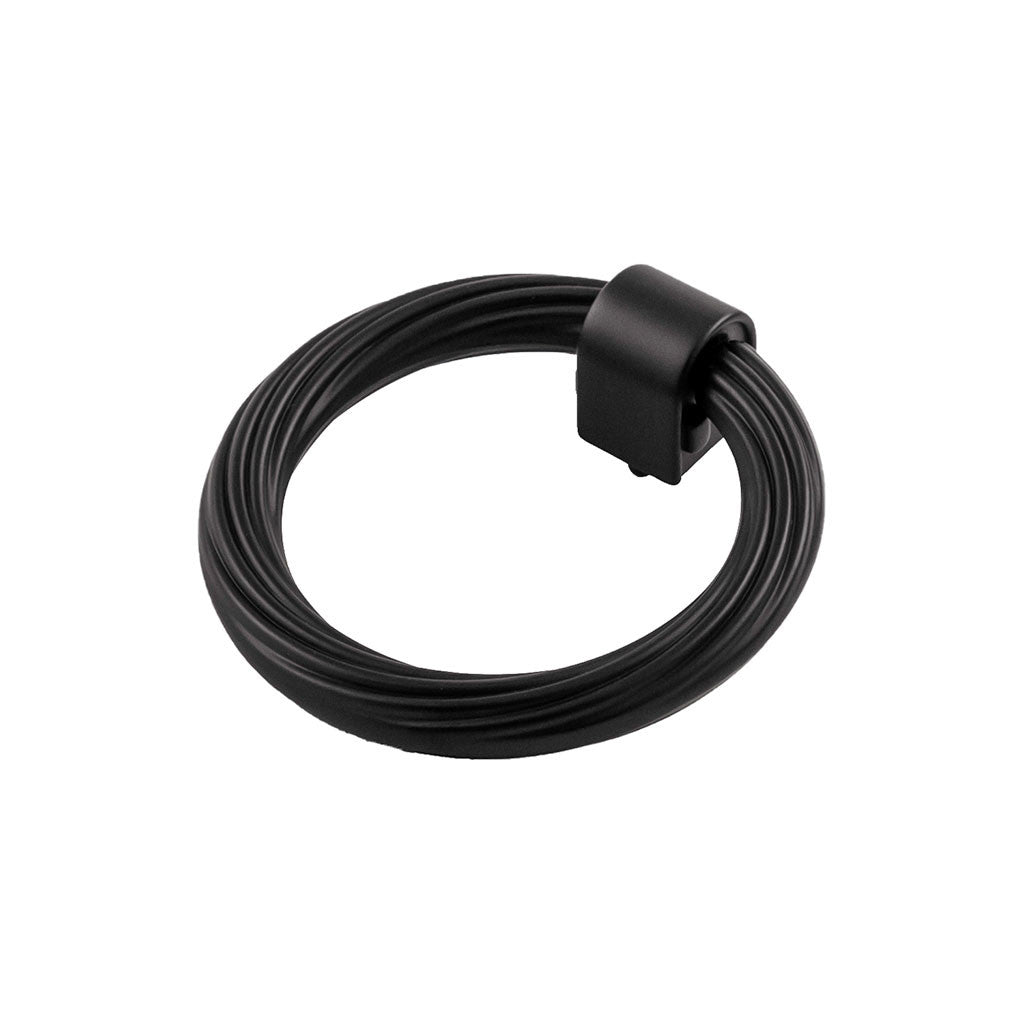 Belwith Keeler Bijou Sybil 2-3/4" Diameter Ring Pull in Matte Black B076986-MB
