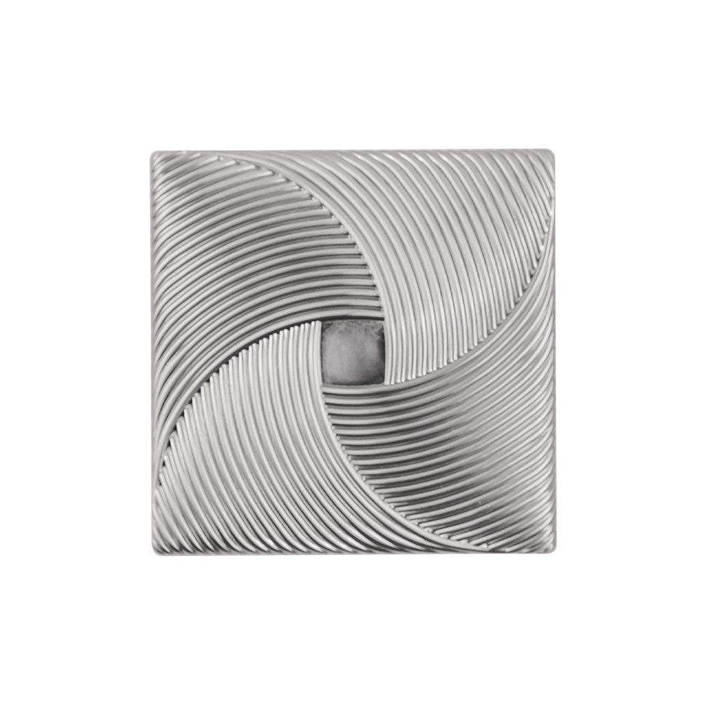 Belwith Keeler Bijou Tempest 3-1/2" Square Cabinet Knob in Satin Nickel B057801-SN Front View