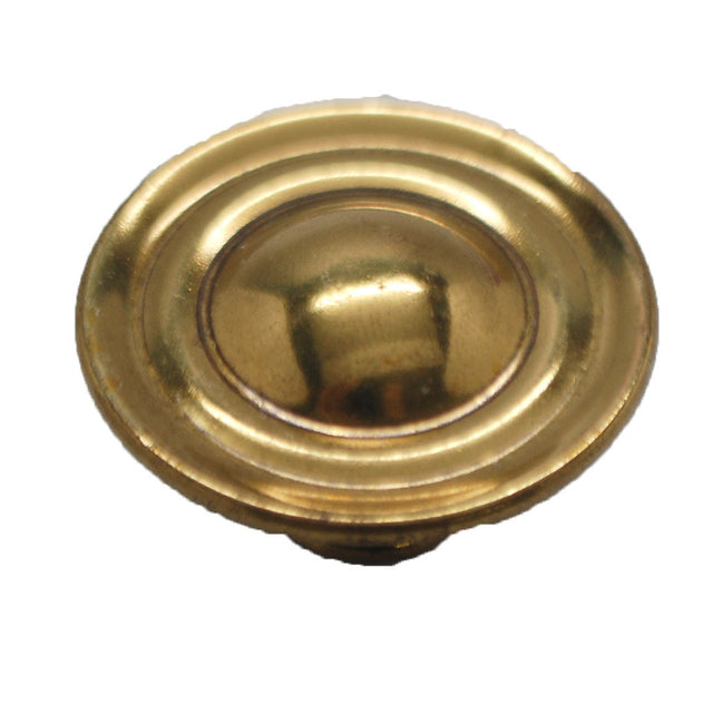 Main View of a Lancaster Brass 1-1/2" Round Cabinet Knob from Belwith P316-LP