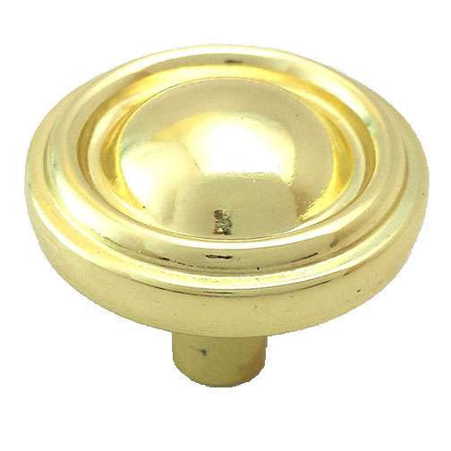 BELWITH Tranquility 1-3/16" Diameter Ring Cabinet Knob in Polished Brass P411-PB