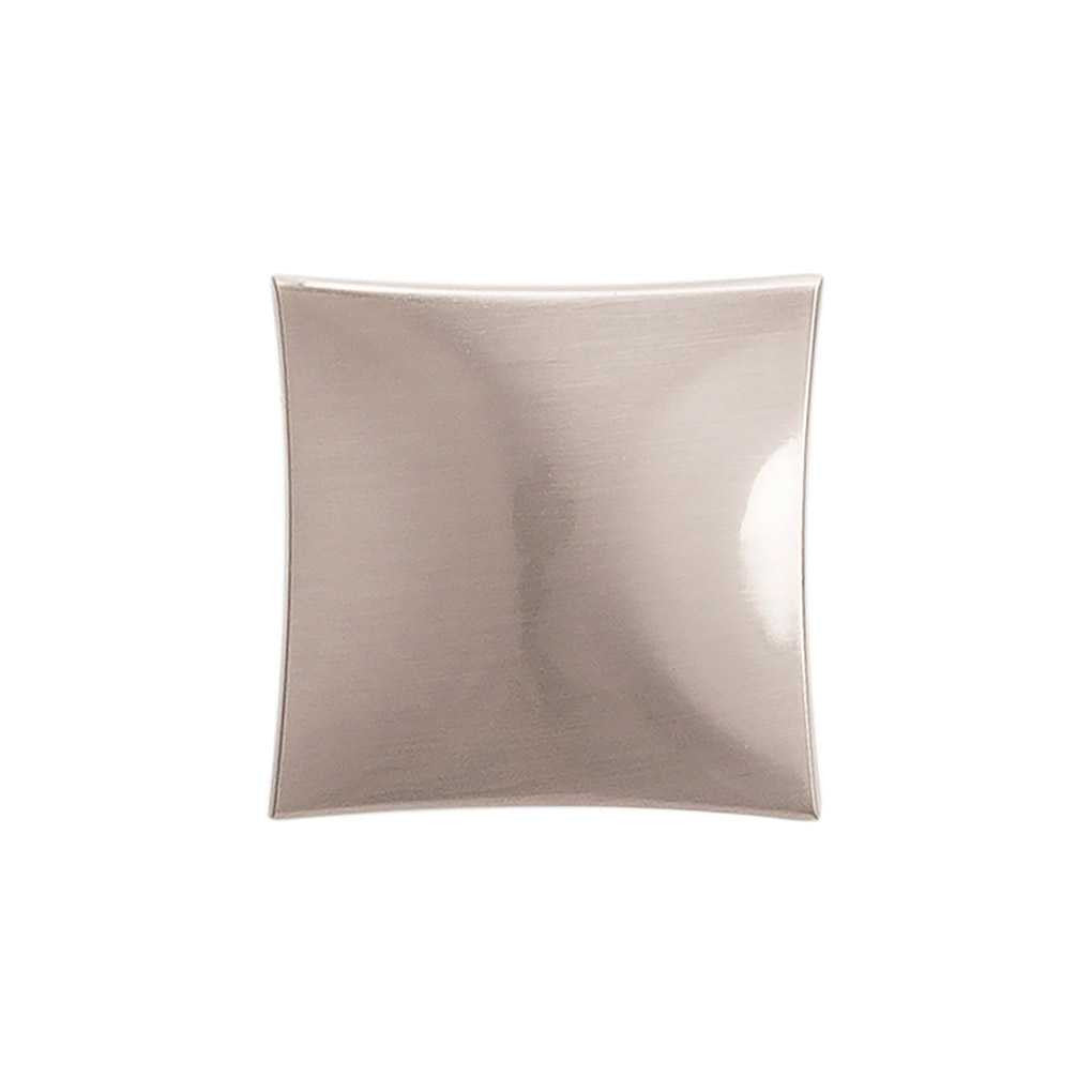 Top View of a Satin Nickel Cabinet Knob from Hickory Hardware's Twist Collection H076014-SN