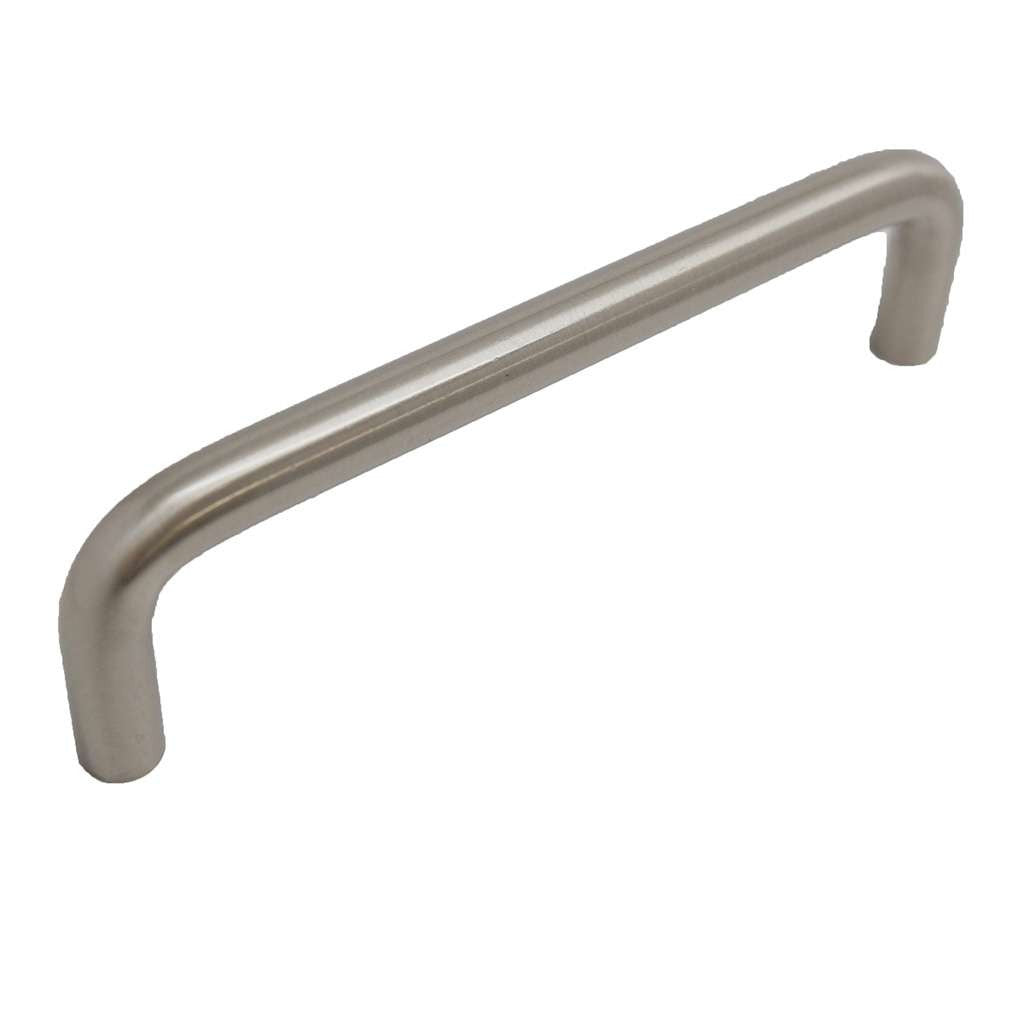 LIBERTY Cabinet Wire Pulls in Satin Nickel 96mm P604D6-SN-C on White Background