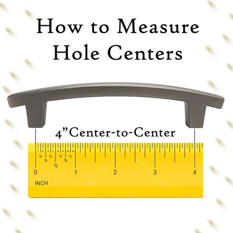 How to Measure Hole Centers for Handle Pulls