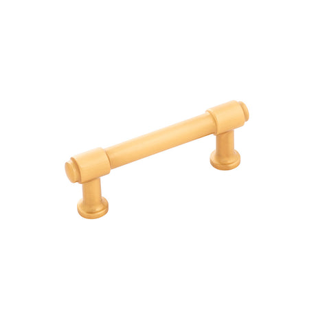 Brushed Golden Brass Bar Pulls