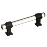 AMEROCK Glacio Glass Handle Cabinet Pull in Clear and Black Bronze (+5 Sizes)