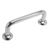 BERENSON Cabinet Wire Pull with Dome Bases in Chrome (+3 Sizes)