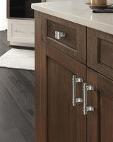 AMEROCK Davenport Rectangle Cabinet Knob in Polished Chrome (+2 Sizes)