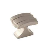 AMEROCK Davenport Rectangle Cabinet Knob in Satin Nickel (+2 Sizes)