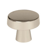AMEROCK Blackrock Round Cabinet Knob in Polished Nickel (+2 Sizes)