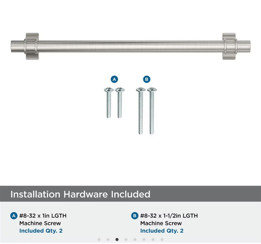 AMEROCK Davenport Handle Pull in Satin Nickel (+8 Sizes)