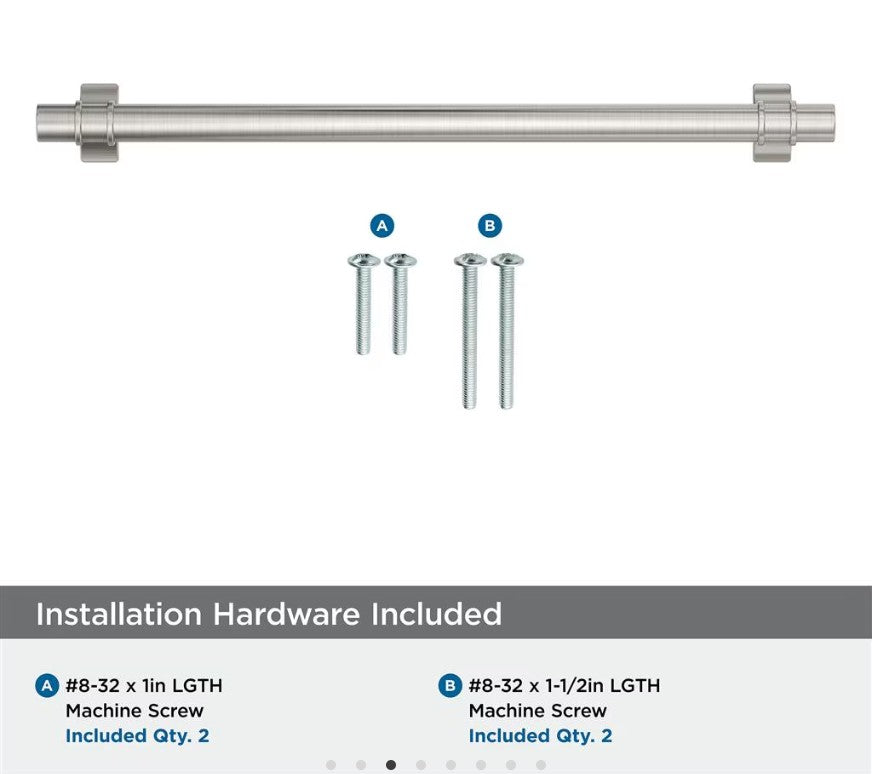 AMEROCK Davenport Handle Pull in Satin Nickel (+8 Sizes)
