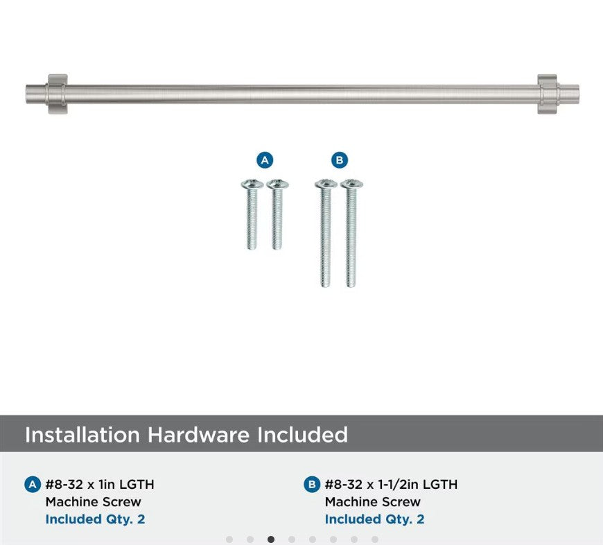 AMEROCK Davenport Handle Pull in Satin Nickel (+8 Sizes)