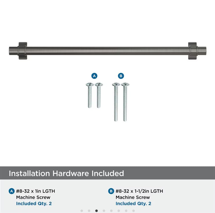 AMEROCK Davenport Handle Pull in Gunmetal (+8 Sizes)