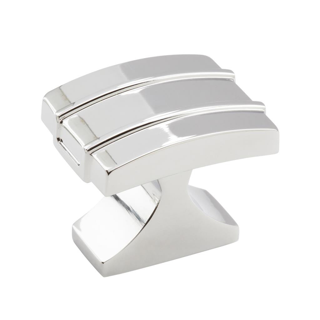 Main View of Polished Chrome 1-1/4" Length Cabinet Knob from Amerock's Davenport Collection BP3660126