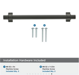 AMEROCK Davenport Handle Pull in Matte Black (+8 Sizes)