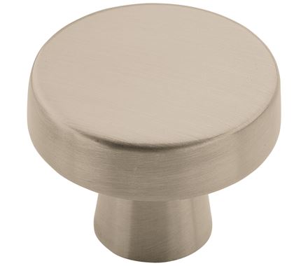 AMEROCK Blackrock Round Cabinet Knob in Satin Nickel (+2 Sizes)