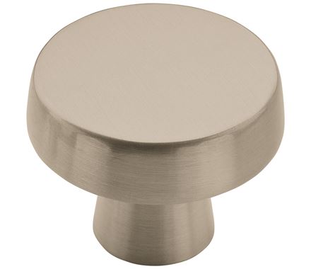 AMEROCK Blackrock Round Cabinet Knob in Satin Nickel (+2 Sizes)