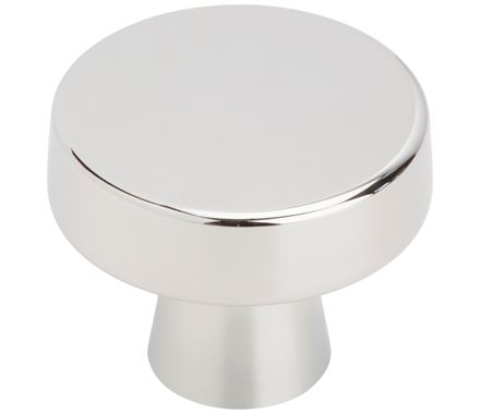 AMEROCK Blackrock Round Cabinet Knob in Polished Chrome (+2 Sizes)
