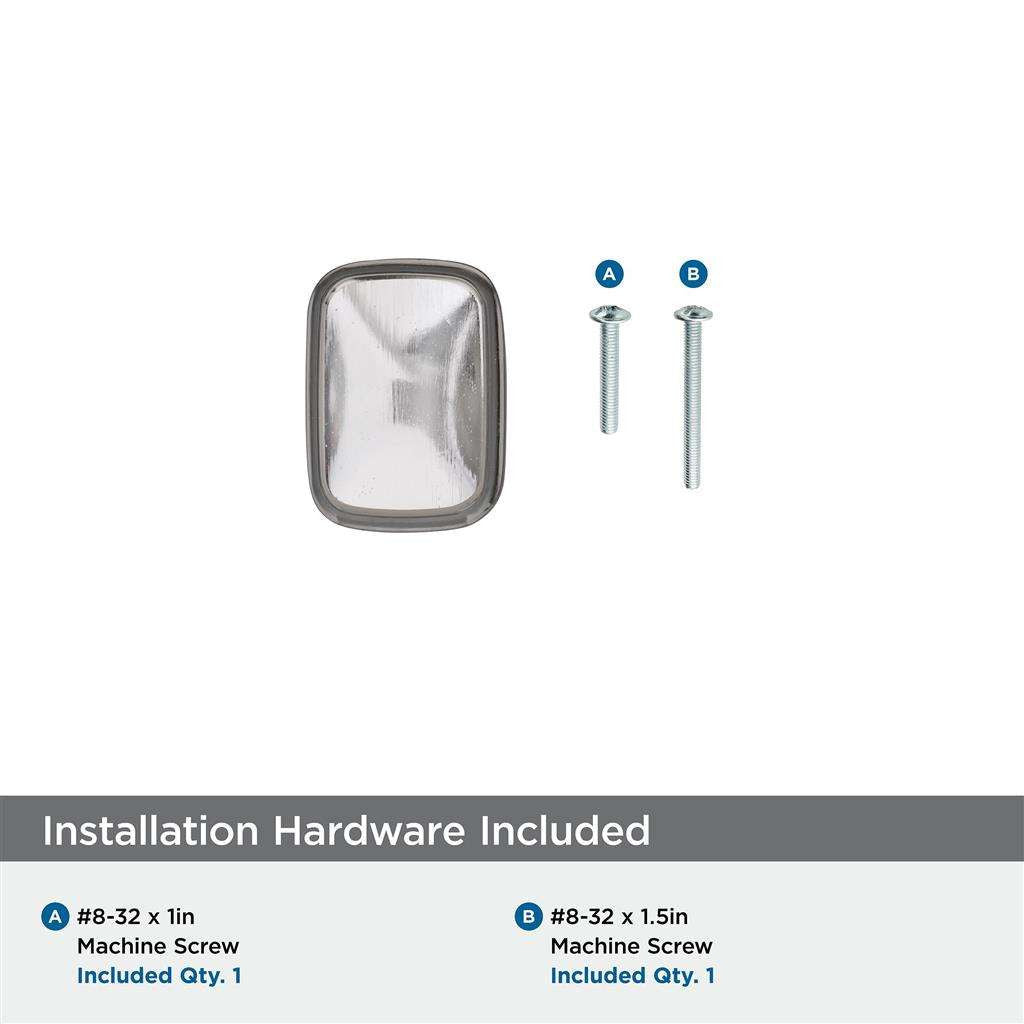 AMEROCK Revitalize 1-1/4" Length Cabinet Knob in Polished Nickel BP55340PN