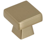 AMEROCK Blackrock Square Cabinet Knob in Golden Champagne (+2 Sizes)