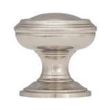 AMEROCK Revitalize 1-1/4" Diameter Cabinet Knob in Polished Nickel BP55342PN Sideview