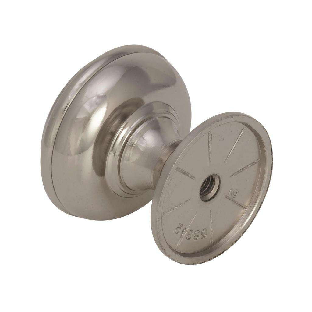 AMEROCK Revitalize 1-1/4" Diameter Cabinet Knob in Polished Nickel BP55342PN Backside