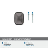 AMEROCK Revitalize 1-1/4" Length Cabinet Knob in Gunmetal BP55340GM