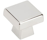 AMEROCK Blackrock Square Cabinet Knob in Polished Chrome (+2 Sizes)