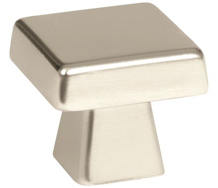 AMEROCK Blackrock Square Cabinet Knob in Polished Nickel (+2 Sizes)