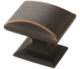 AMEROCK Candler Rectangle Cabinet Knob in Oil Rubbed Bronze (+2 Sizes)