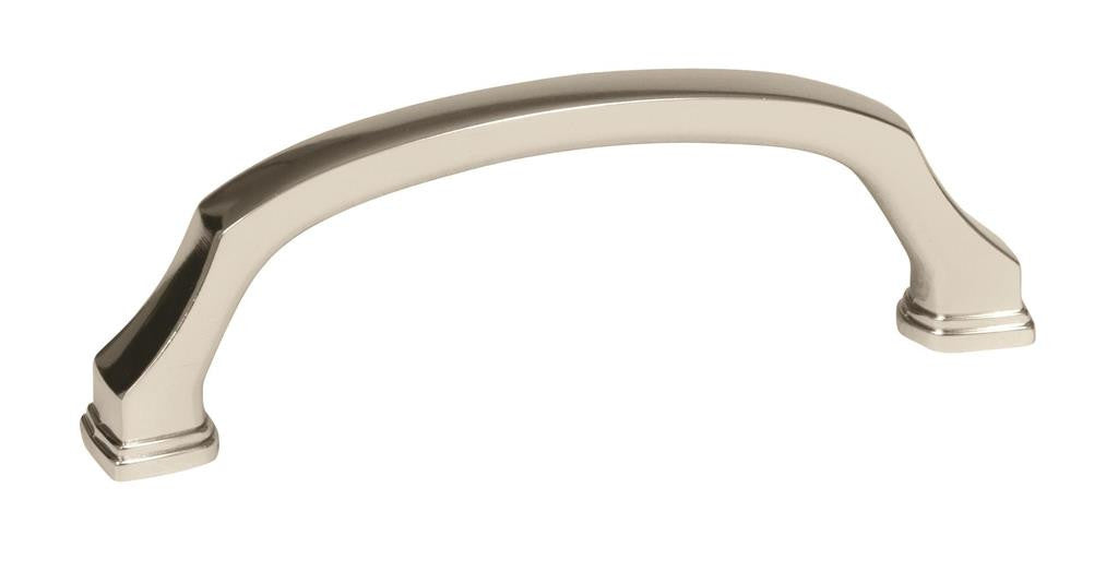 1264-B AMEROCK Revitalize 3-3/4" Center to Center Handle Cabinet Pull - Polished Nickel BP55344PN