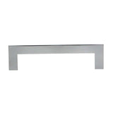 Side View of a Chrome 96mm Hole Centers Square Handle Cabinet Pull from Amerfit Hardware A2060-96CP