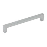 Main View of a Chrome 160mm Hole Centers Square Handle Cabinet Pull from Amerfit Hardware A2060-160CP